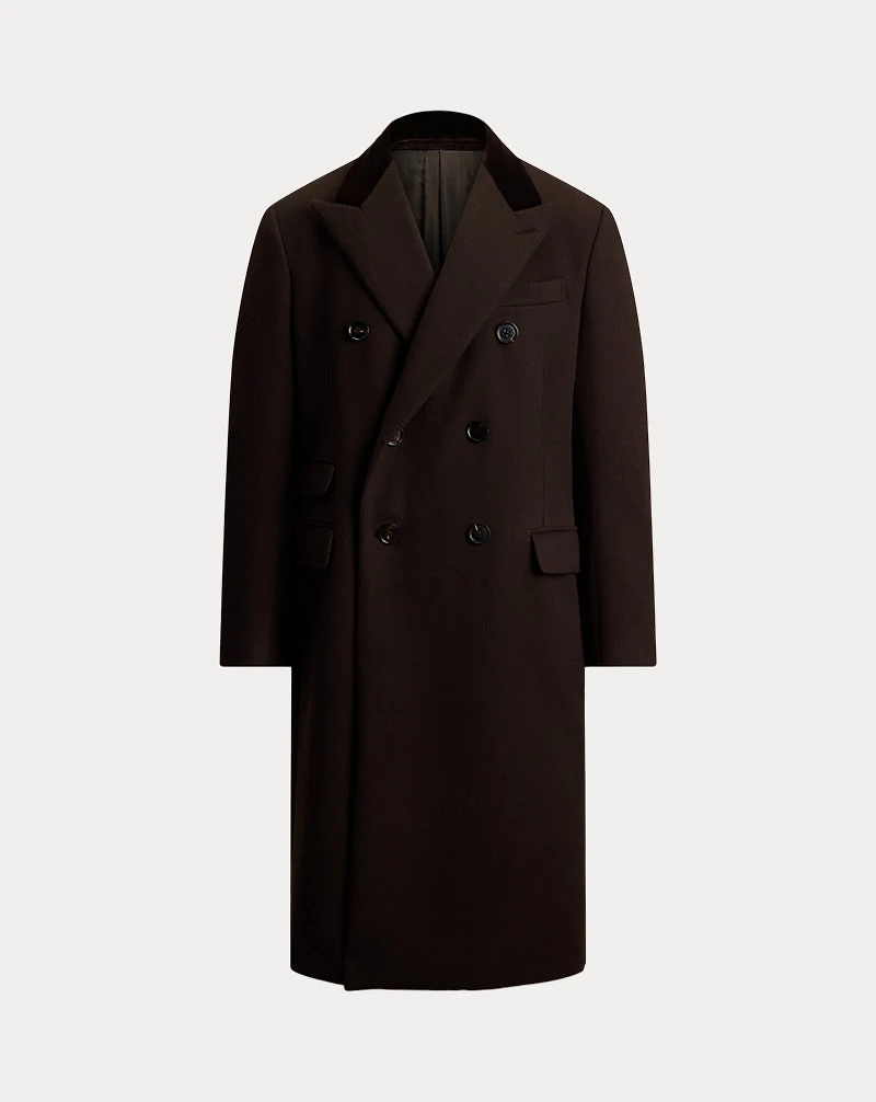 Hand-Tailored Wool-Cashmere Topcoat