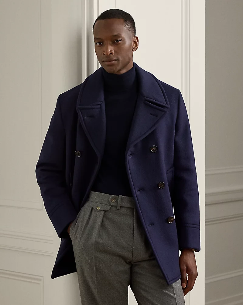 Hand-Tailored Cashmere Peacoat