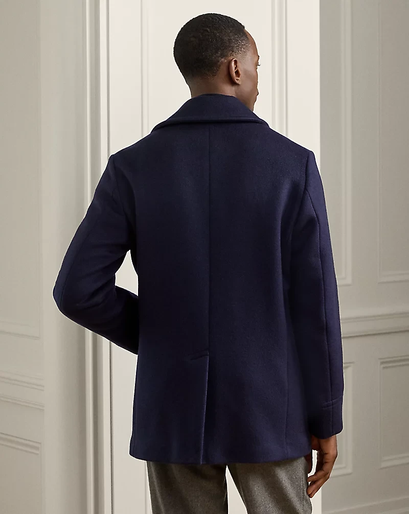 Hand-Tailored Cashmere Peacoat