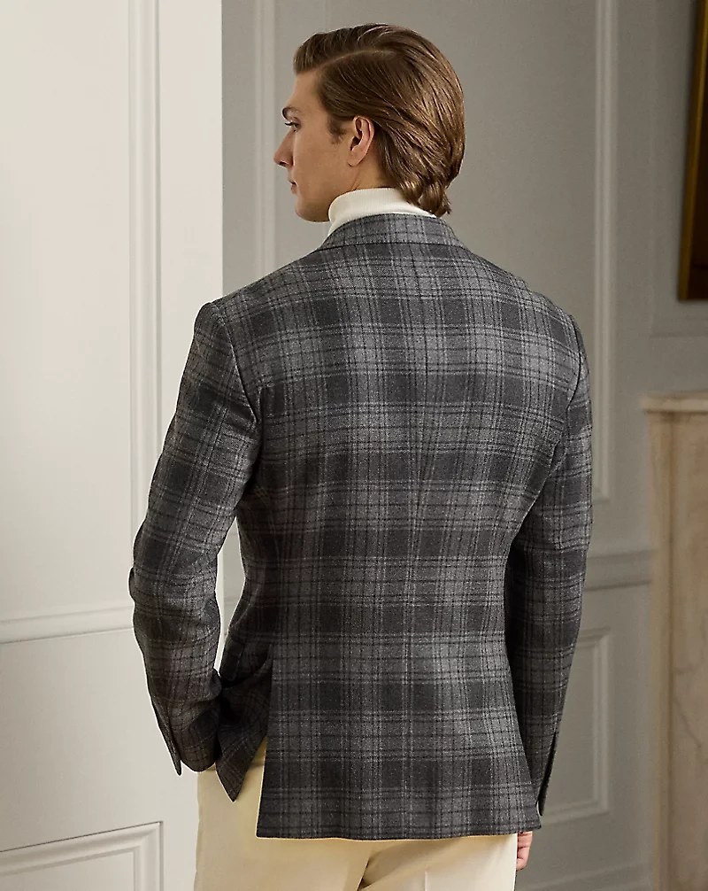Kent Handmade Plaid Sport Coat