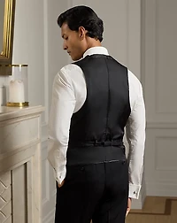 Hand-Tailored Paisley Jacquard Vest