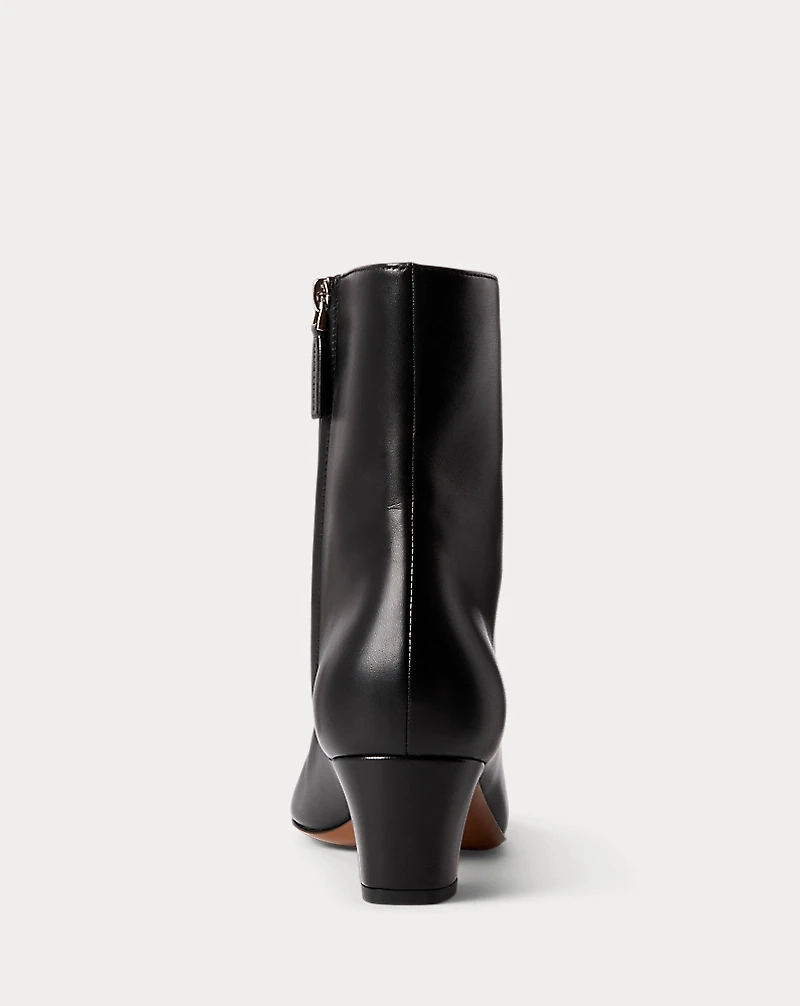 Brylee Burnished Calfskin Bootie