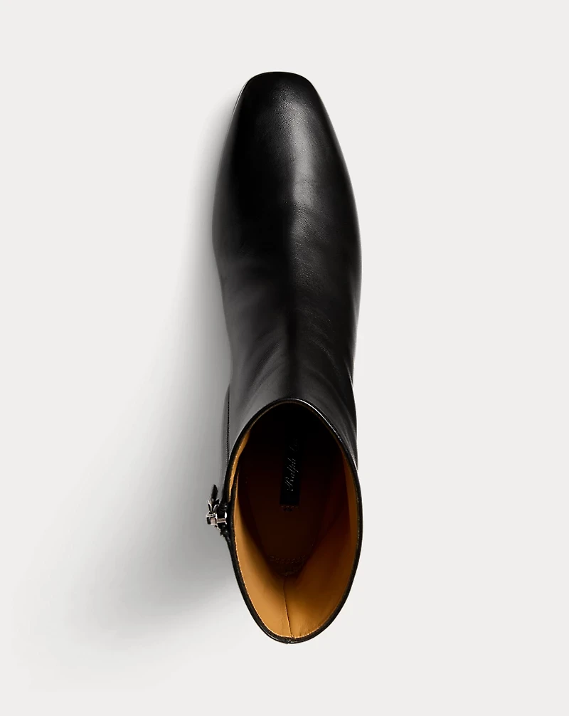 Brylee Burnished Calfskin Bootie