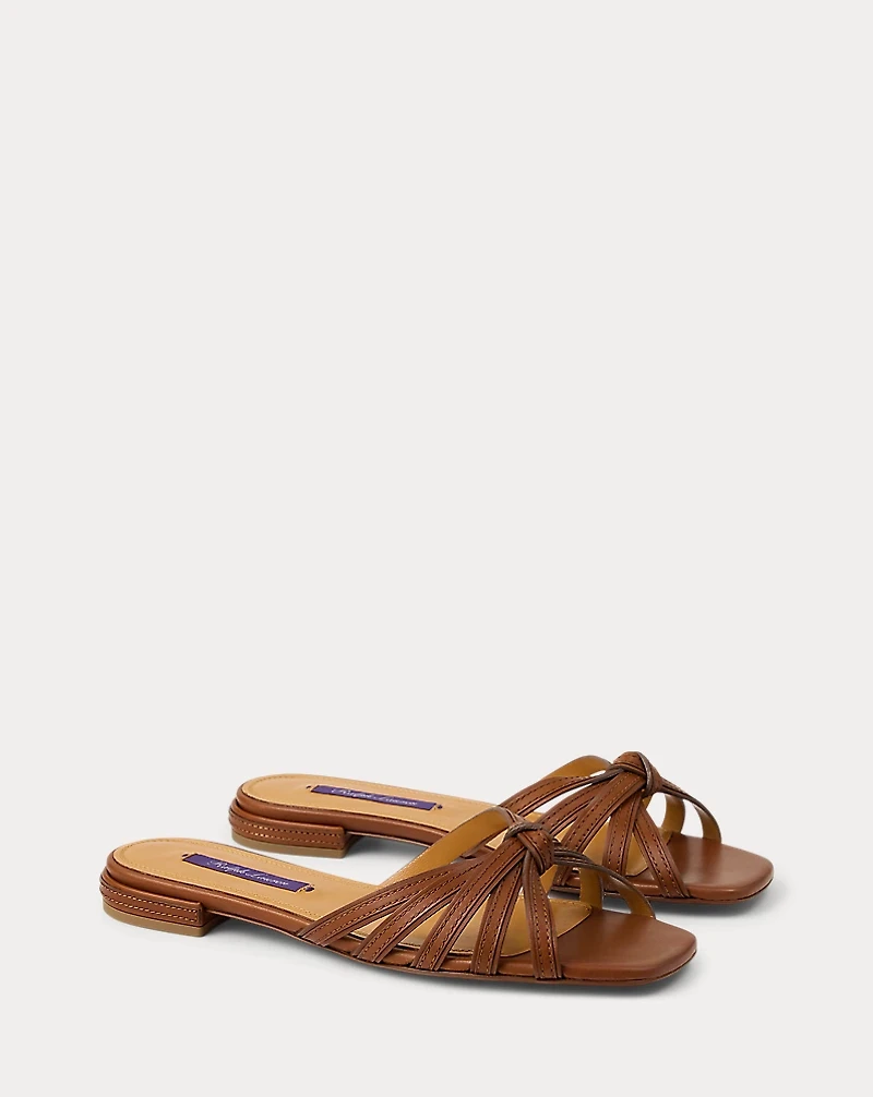 Kieran Burnished Calfskin Sandal