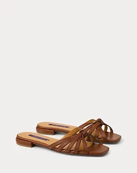 Kieran Burnished Calfskin Sandal