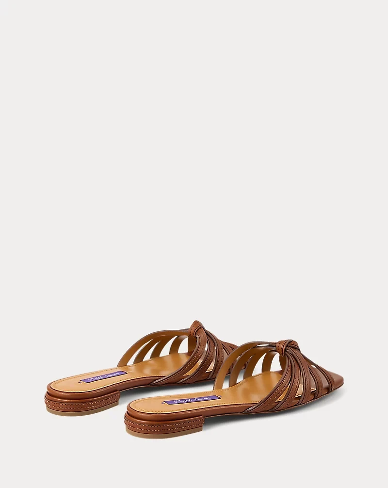 Kieran Burnished Calfskin Sandal