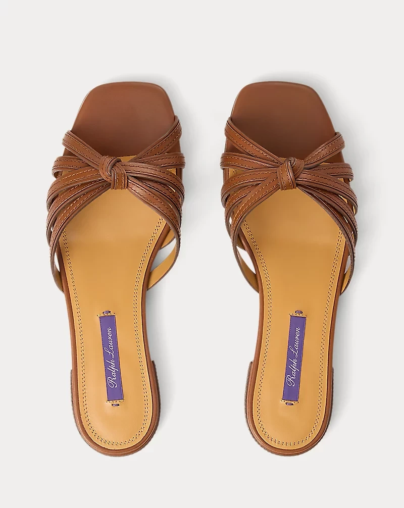 Kieran Burnished Calfskin Sandal