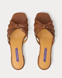 Kieran Burnished Calfskin Sandal