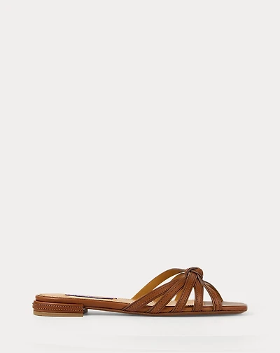 Kieran Burnished Calfskin Sandal