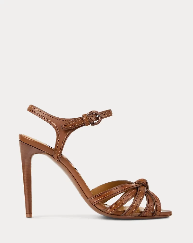 Kieran 100 MM Burnished Calfskin Sandal