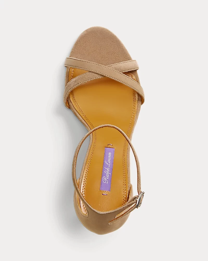 Perrin 100 MM Goat-Suede Sandal