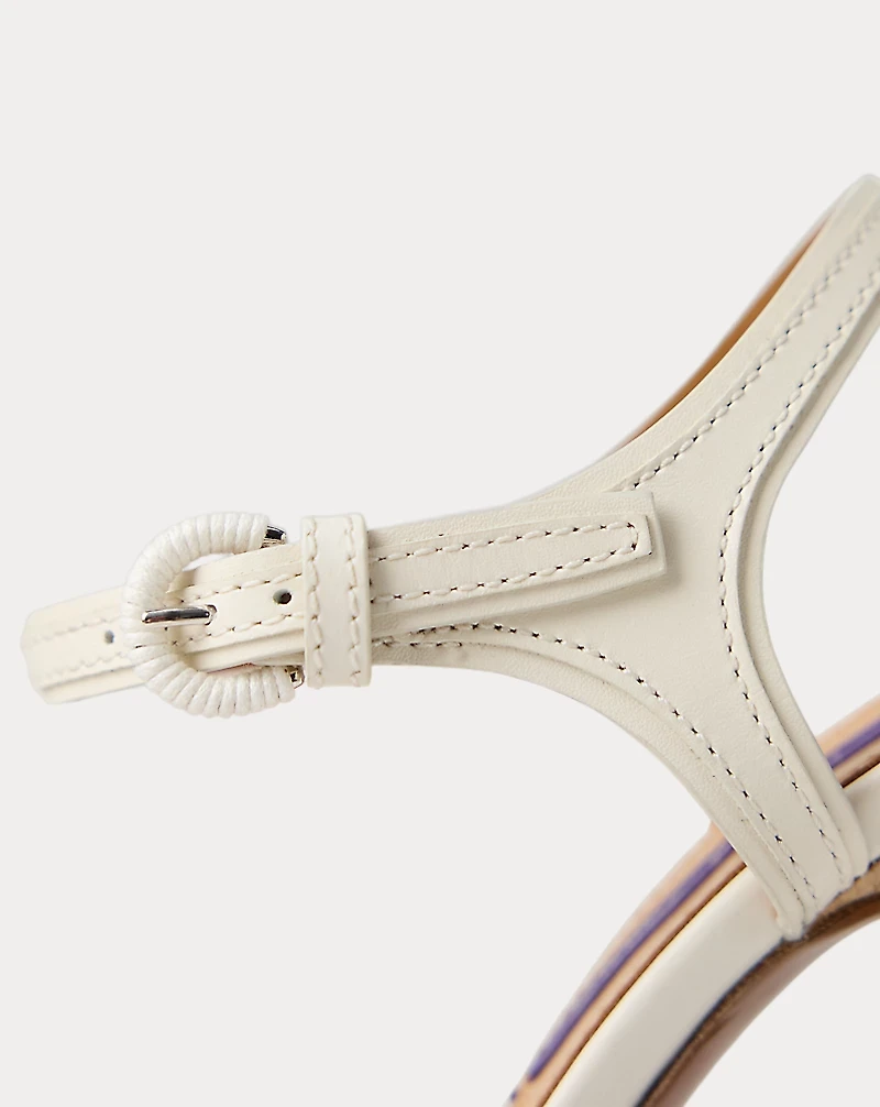 Kieran 125 MM Calfskin Platform Sandal