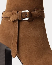Donnely 90 MM Calf-Suede Bootie