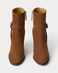 Donnely 90 MM Calf-Suede Bootie