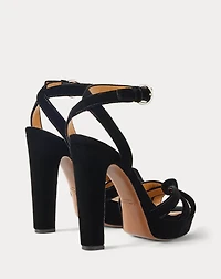 Arding 125 MM Velvet Platform Sandal