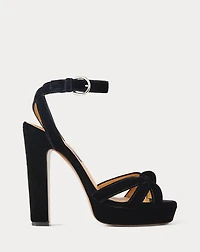 Arding 125 MM Velvet Platform Sandal