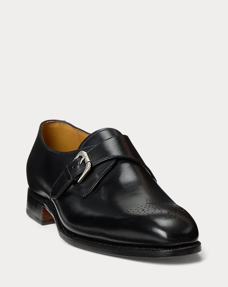 Darnell Calfskin Monk-Strap Shoe