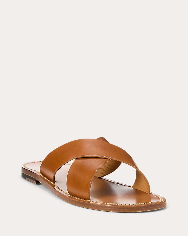 Leather Slide Sandal