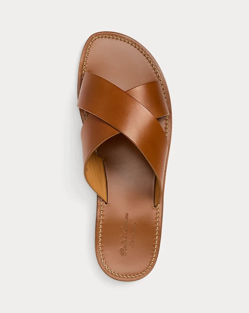 Leather Slide Sandal
