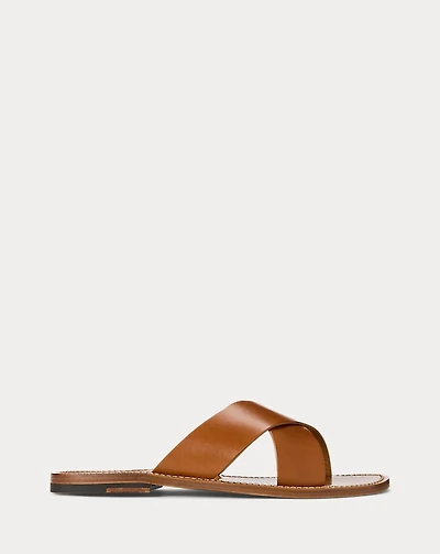 Leather Slide Sandal