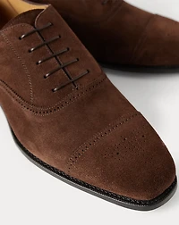 Denver Calf-Suede Cap-Toe Shoe