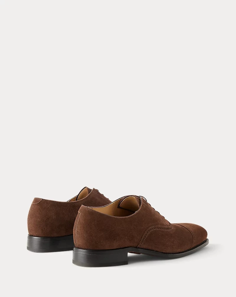 Denver Calf-Suede Cap-Toe Shoe