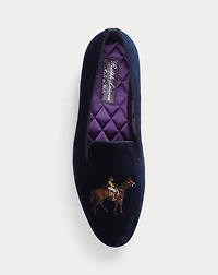Alonzo Standing Horse Velvet Slipper