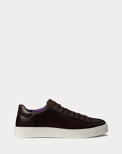 Severn Burnished Calfskin Sneaker