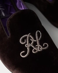 Alonzo Bullion Velvet Slipper