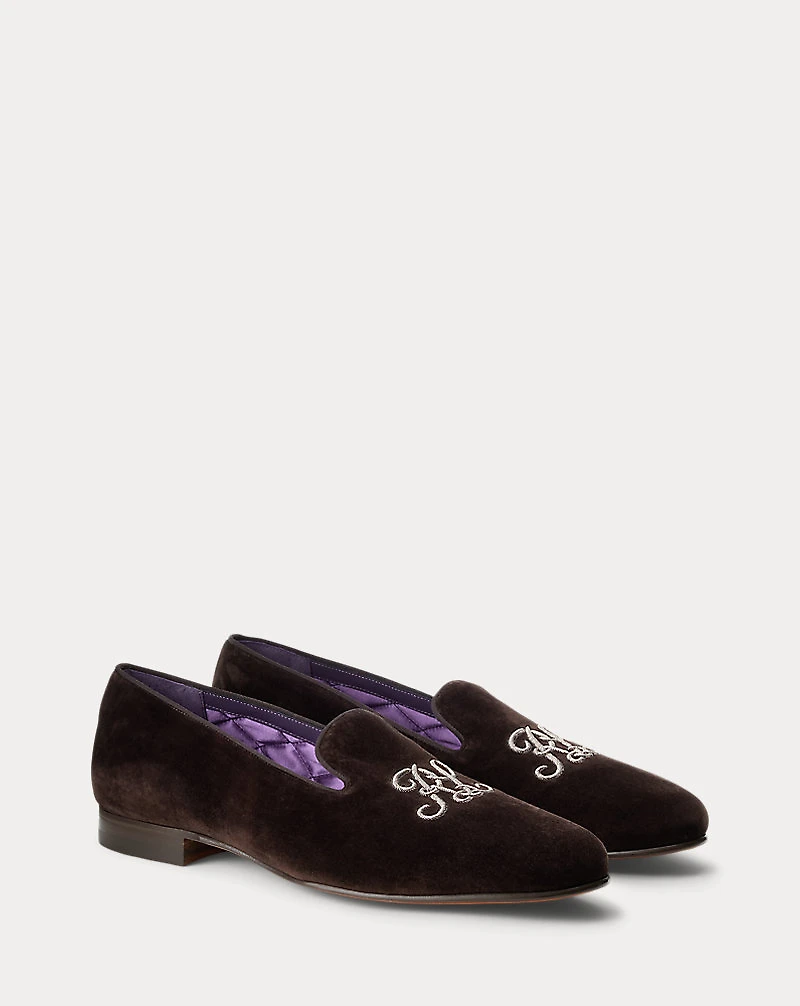 Alonzo Bullion Velvet Slipper