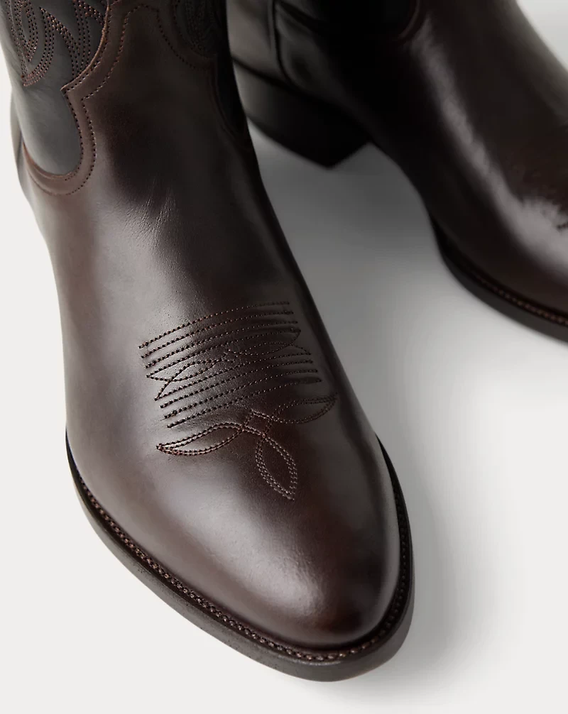 Leather Western Boot