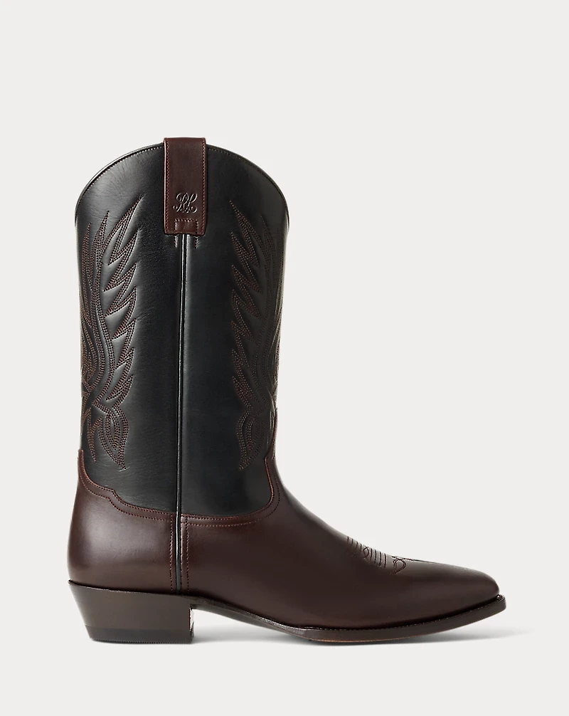 Leather Western Boot