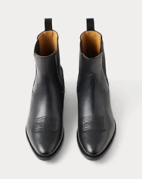 Leather Chelsea Western Boot