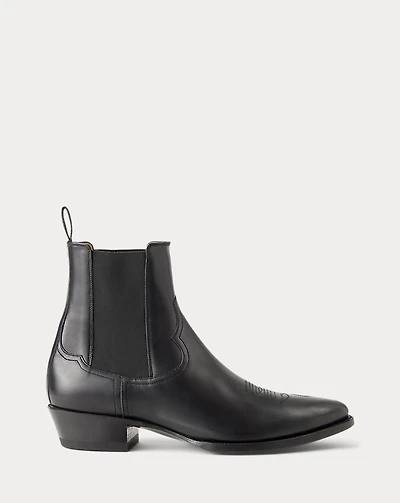 Leather Chelsea Western Boot