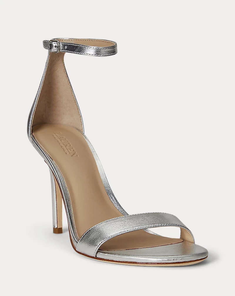 Allie Metallic Nappa Leather Sandal