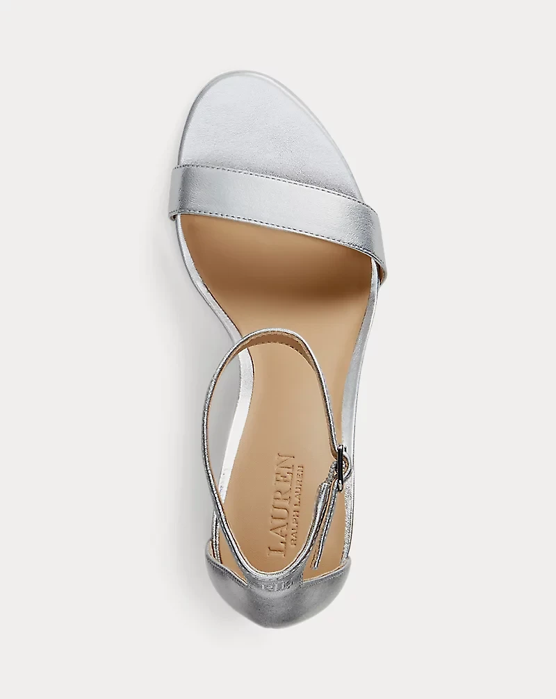 Allie Metallic Nappa Leather Sandal