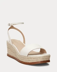 Leona Nappa Leather Espadrille