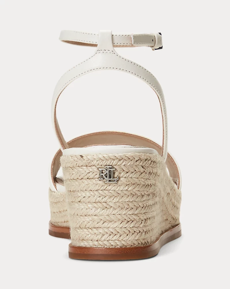 Leona Nappa Leather Espadrille
