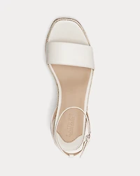 Leona Nappa Leather Espadrille