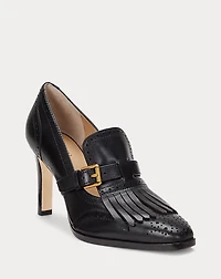 Colleen Perforated Leather Kiltie Pump