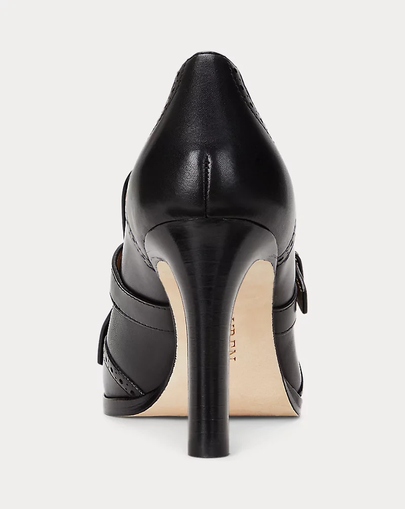 Colleen Perforated Leather Kiltie Pump