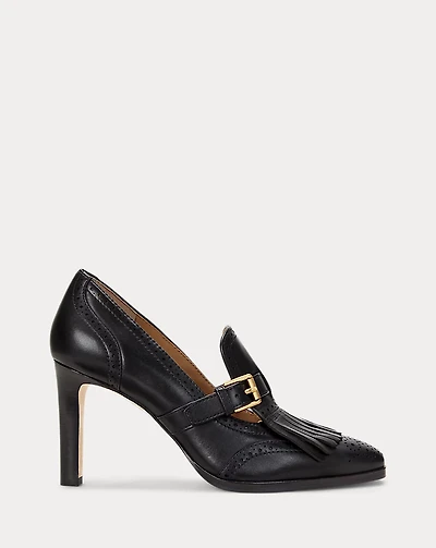 Colleen Perforated Leather Kiltie Pump