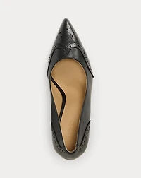 Lynden Burnished Leather Pump