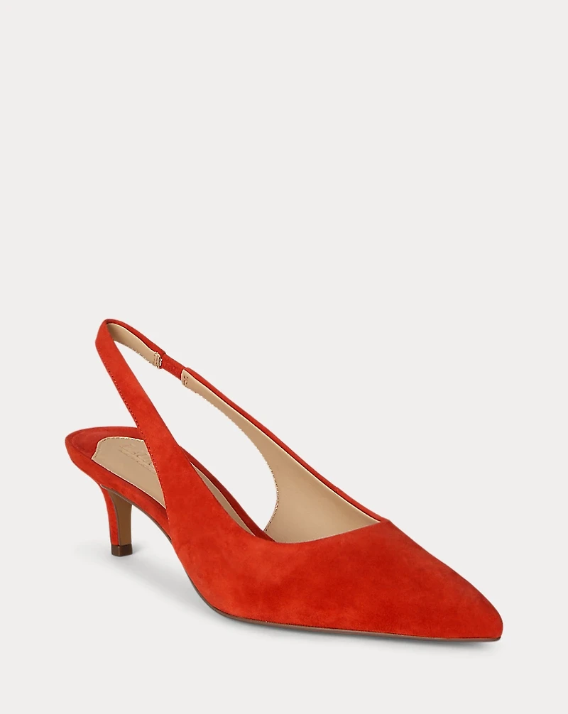 Lolah II Suede Slingback Pump