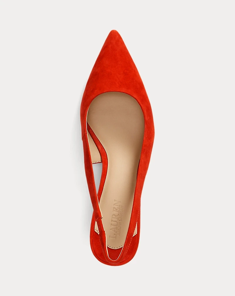 Lolah II Suede Slingback Pump