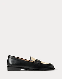 Wynnie Straw & Calfskin Loafer