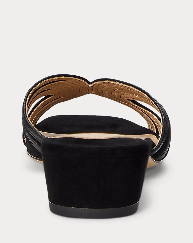 Fay Suede & Leather Multistrap Sandal