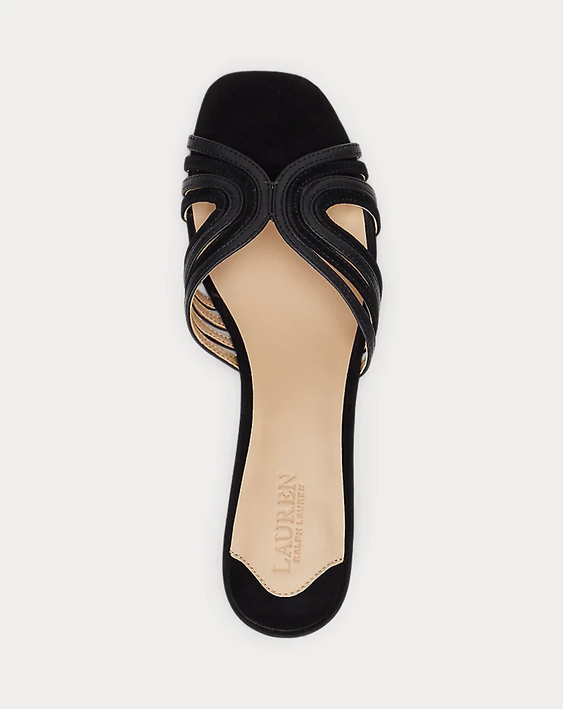 Fay Suede & Leather Multistrap Sandal