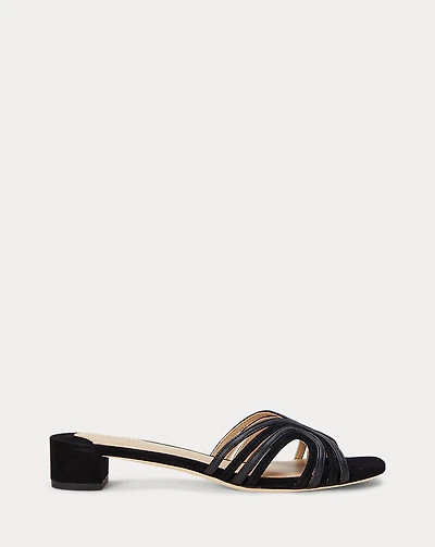 Fay Suede & Leather Multistrap Sandal