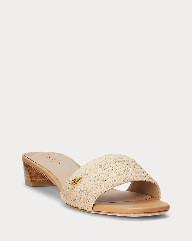 Fay Braided Raffia Sandal
